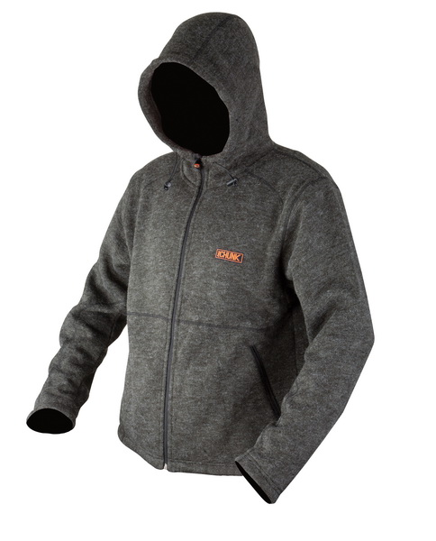 Fox CHUNK heavy sherpa hoody - black marl - L