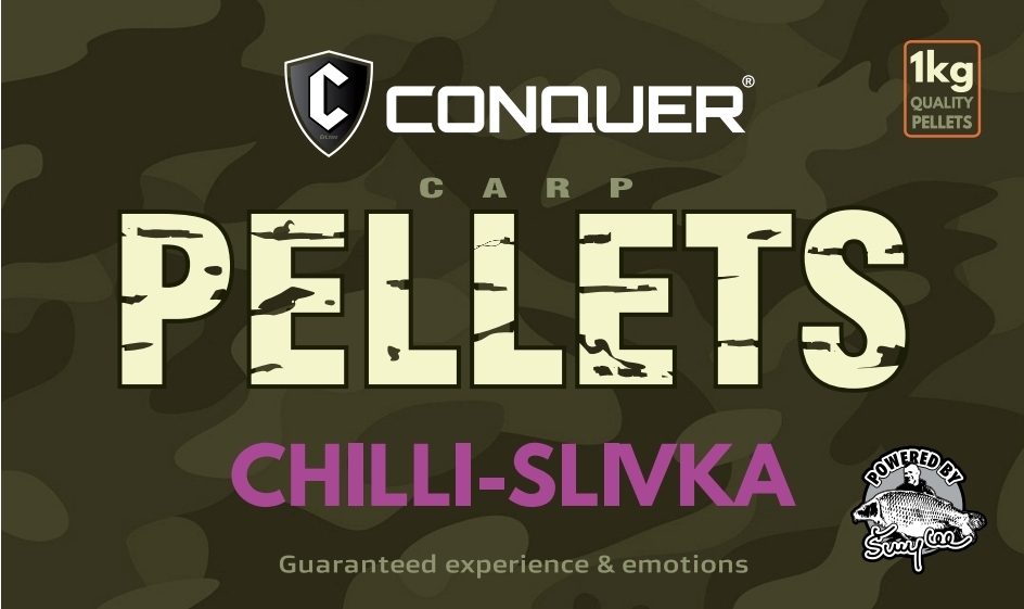 CONQUER PELLETS CHILLI-SLIVKA 4mm 1kg