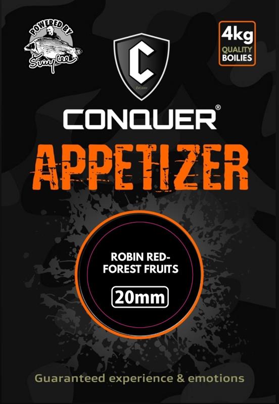 CONQUER APPETIZER ROBIN RED / FOREST FRUITS 24mm 4kg