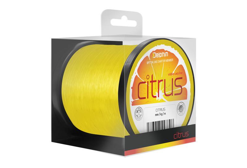 Delphin CITRUS / žltý 0,35mm 11lbs 600m