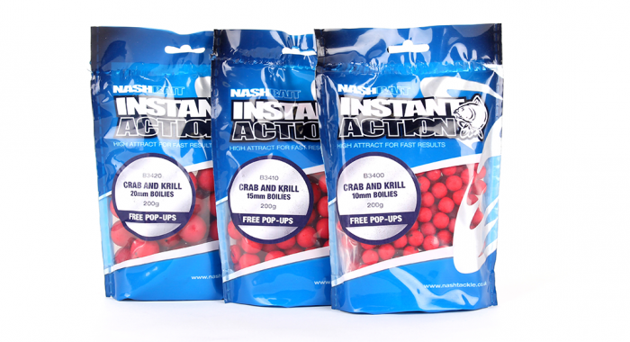 KEVIN NASH INSTANT ACTION CRAB AND KRILL 200g 15mm