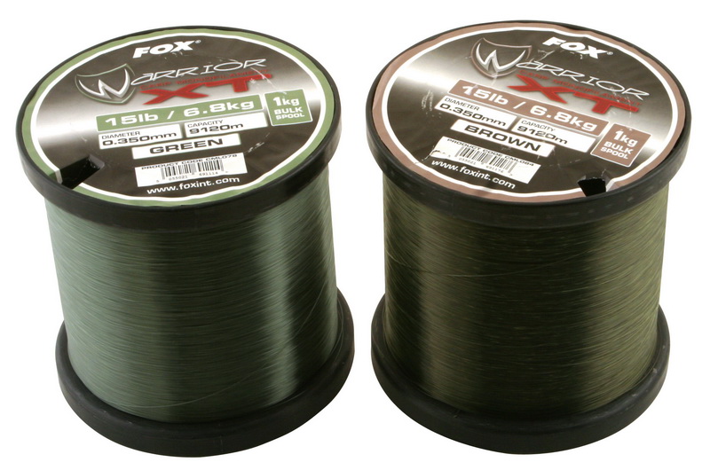 WARRIOR XT CARP LINE GREEN 9,1kg 0,380mm