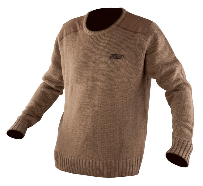 Fox CHUNK Heavy knit jumper - khaki - XXL