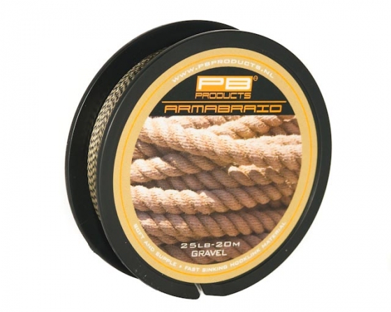 ARMABRAID Hook Link - 15lb - 20m - gravel - spletená nadväzcová šnúra