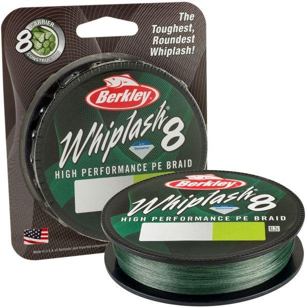 Berkley Splietaná Šnúra Whiplash 8 150 m Green/Yellow/Crystal