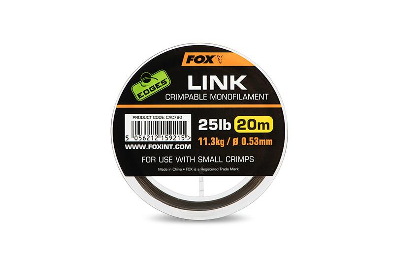 Fox EDGES™ Link Trans Khaki Mono 25lb/0.53mm