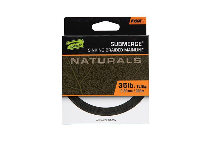 Fox EDGES™ Naturals Submerge Braid x 300m 0.25mm 45lb/20.4kg