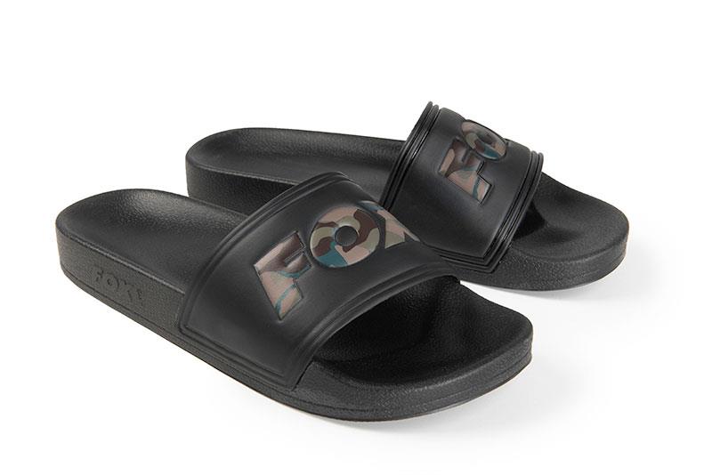 Fox Sliders Black Black / Camo size 11 uk / 45 Eu