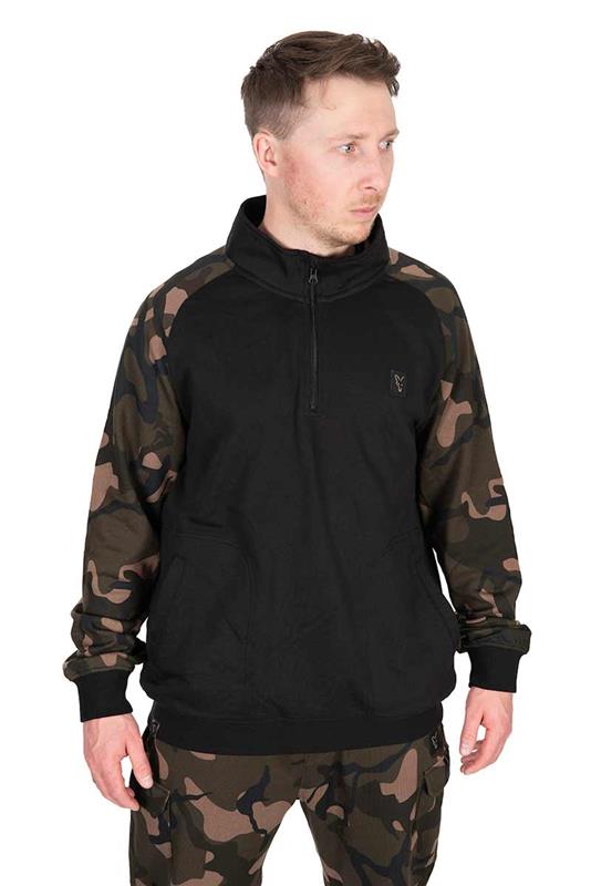 Fox LW Black/Camo QTR Zip XXXL