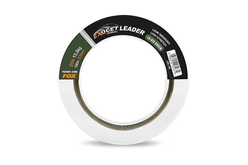 FOX Exocet Pro (Low vis green) Leader 60lb (27.3kg) 0.70mm x 80m