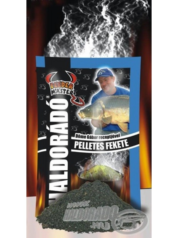 HALDORADO Feeder Master Čierne Pelety 1kg