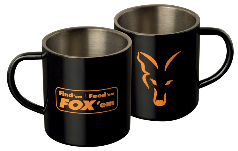 STAINLESS BLACK MUG XL 400ml