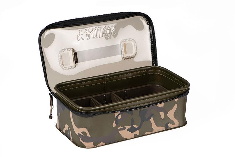 FOX Aquos Camolite rig box and tackle bag